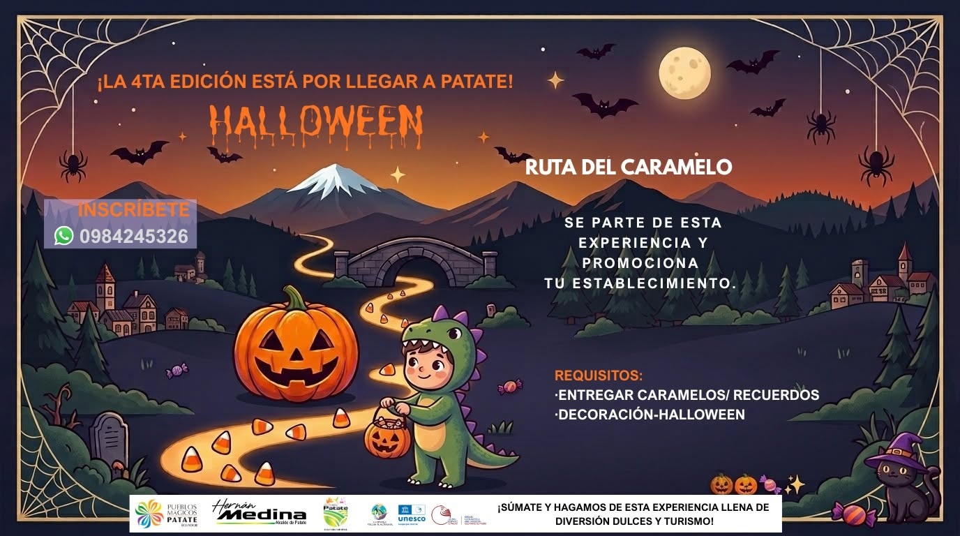 CONVOCATORIA ABIERTA: 4TA EDICIÓN HALLOWEEN EN PATATE